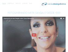 Tablet Screenshot of cacaumangabeira.com.br